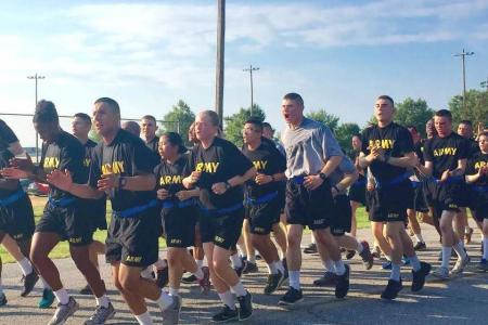 Fort Jackson soldiers run in the annual Run for the Fallen 5k