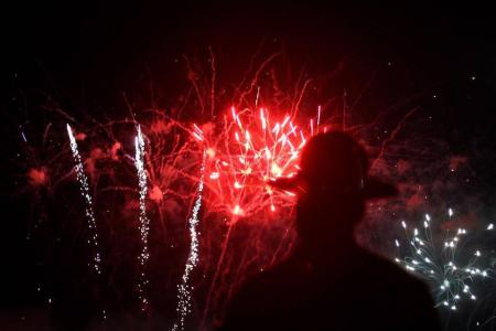 Fort Jackson’s annual Torchlight Tattoo ceremony usually features a fireworks show at Hilton Field as part of events. Here, a past fireworks show at the fort. | TIM DOMINICK/tdominick@thestate. File photo/The State